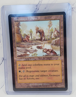 Magic the Gathering Yavimaya Hollow Card Urza's Destiny - Image 1