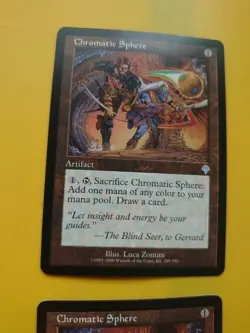 Chromatic Sphere x2 Invasion artifact Magic the Gathering 2 Card. - Image 5