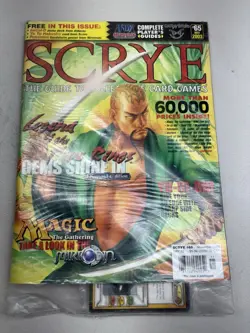 Scrye #65 MTG & CCG Price Magazine With Cards Yu Yu Hakusho Pokemon initial-d - Image 1