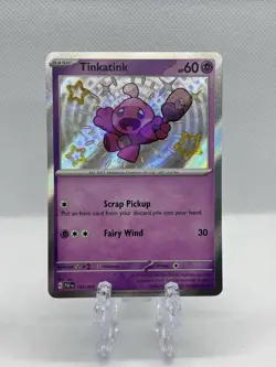 Tinkatink - 165/091 - Baby Shiny - Paldean Fates - Pokemon Card - NM/M - Image 2
