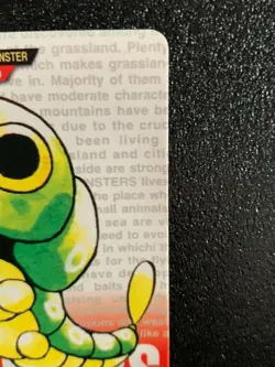 Caterpie 010 Pokemon Card Carddass Japanese Red Bandai 1996 Rare Japan F/S - Image 3