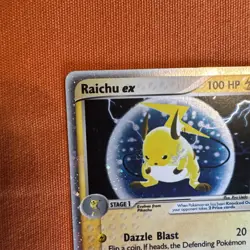 Pokemon TCG Raichu EX Holo Card EX Sandstorm 98/100 LP - Image 3