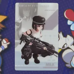 Milk (Normal Rare) | Gun Girl Metal Card Collection: Nikke Vol.1 - Image 1
