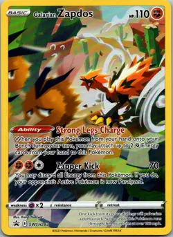 Galarian Zapdos SWSH283 SWSH: Sword & Shield Promo Cards Promo Holo NM - Image 1