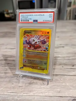 Pokemon PSA 7 Tyrogue Reverse Holo Aquapolis Set 63/147 Near Mint Card - Image 2
