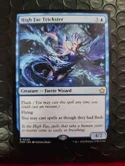 High Fae Trickster Foundations Regular Card #40 NM Condition MTG FDN - Image 1