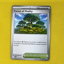 Forest of Vitality 117/132 UnCommon Mega Evolution Pokemon Card NM - Image 1