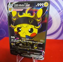 Asta Black Clover Pika Cosplay Pokemon Cute Doujin ACG HOLO Card - Near Mint C. - Image 2
