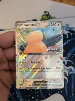 Snorlax ex (Prismatic Evolution Stamped) 076/131 Miscellaneous Cards & Products - Image 1
