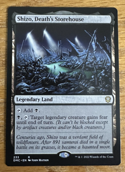 MTG Dominaria United Commander, Shizo, Death's Storehouse - Image 1