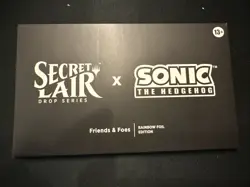 MTG: Secret Lair x Sonic: Friends & Foes Rainbow Foil Edition *BRAND NEW SEALED* - Image 1