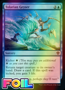 x1 Tolarian Geyser DMU MTG 71/281 FOIL COMMON M/NM 1x - Image 1