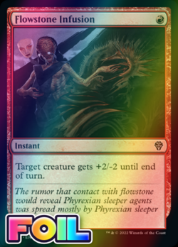 x1 Flowstone Infusion DMU MTG 124/281 FOIL COMMON M/NM 1x - Image 1