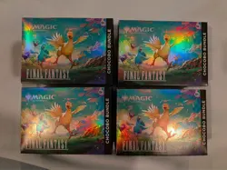 Magic The Gathering Final Fantasy Chocobo Bundle of 4 SEALED!!! - Image 1