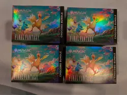 Magic The Gathering Final Fantasy Chocobo Bundle of 4 SEALED!!! - Image 2