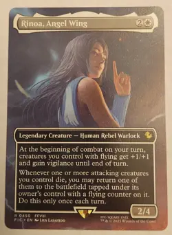 Rinoa, Angel Wing FIC #450 Borderless Rare Regular NM+ - Image 1