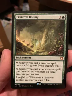 Primeval Bounty - 232 - NM - Commander: Bloomburrow - MTG - Image 1