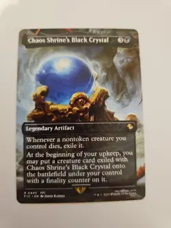 Chaos Shrine's Black Crystal (Borderless) Commander: Final Fantasy Regular - Image 1