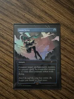 Swan Song (1591) (Rainbow Foil) Secret Lair Drop Foil - Image 1