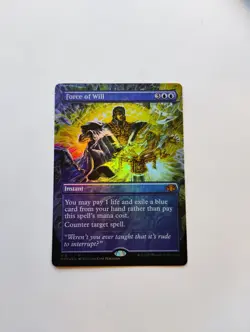 Force of Will (Borderless) Dominaria Remastered Foil - Image 1