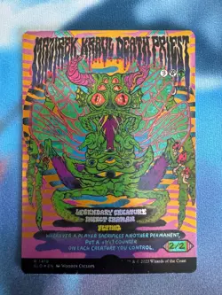 FOIL - Mazirek, Kraul Death Priest - Wooden Cyclops Artist Proof Sketch MTG AP - Image 2