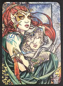 SERAVA TOWNSFOLK SORCERY CONTESTED REALM GOTHIC ORDINARY MORTALS FOIL SP! - Image 2