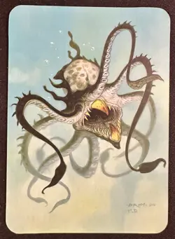 HEARKENING KRAKEN SORCERY CONTESTED REALM GOTHIC EXCEPTIONAL FOIL SP! - Image 2