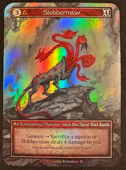 SLOBBERMAW SORCERY CONTESTED REALM GOTHIC EXCEPTIONAL FOIL SP! - Image 1