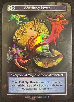 WITCHING HOUR SORCERY CONTESTED REALM GOTHIC EXCEPTIONAL FOIL SP! - Image 1