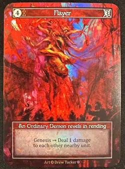FLAYER SORCERY CONTESTED REALM GOTHIC ORDINARY DEMON FOIL SP! - Image 1