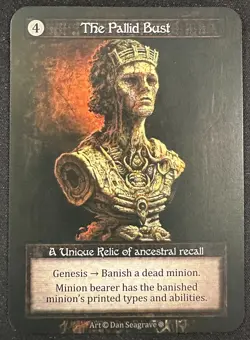THE PALLID BUST SORCERY CONTESTED REALM GOTHIC UNIQUE RELIC SP! - Image 1