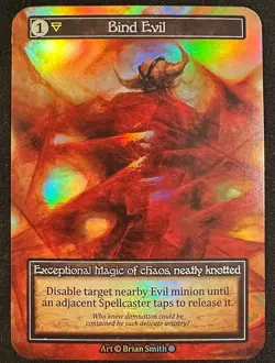 BIND EVIL SORCERY CONTESTED REALM GOTHIC EXCEPTIONAL FOIL SP! - Image 1