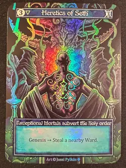 HERETICS OF SETH SORCERY CONTESTED REALM GOTHIC EXCEPTIONAL FOIL SP! - Image 1