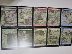 MTG LORD OF THE RINGS LANDS 10X EX-MINT FREE SHIPPING!!! - Image 1