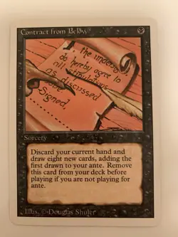 MTG LP Contract From Below Revised 3rd Edition Free Shipping In US With Tracking - Image 1