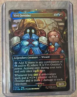 Vivi Ornitier (Borderless) (Chocobo Track Foil) Final Fantasy Foil - FIN 0570 - Image 1