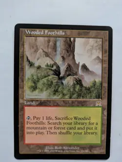 Wooded Foothils Onslaught MTG NM Free shipping with tracking - Image 1