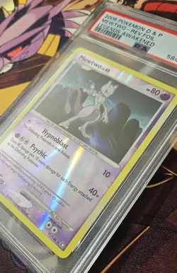 Pokemon PSA 9 MINT Mewtwo Reverse Foil Rare - 2008 Legends Awakened 11/146 - Image 4