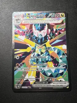 2025 POKEMON PRISMATIC EVOLUTIONS PRE EN #165/131 DRAGAPULT EX NM - Image 1
