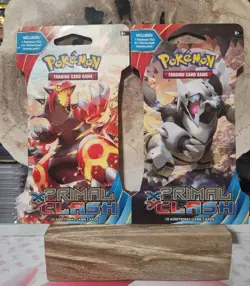 Pokemon XY x2 Primal Clash Sleeved Booster Packs Factory Sealed - Image 1