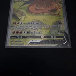 Pokemon Sword & Shield Black Star Promos #SWSH260 Charizard V - miscut + crimp - Image 2