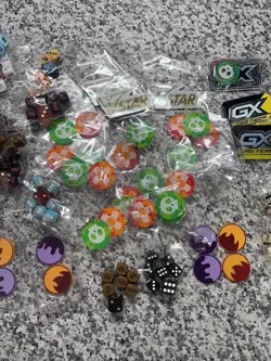 Lot of Pokemon TCG Playing Dice, Damage Counters, Tag Team Metal Marker & More! - Image 3