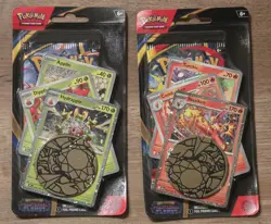 Pokemon Mega Evolutions Phantasmal Flames Blister Pack Set Blaziken Hydrapple - Image 1