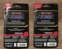 Pokemon Mega Evolutions Phantasmal Flames Blister Pack Set Blaziken Hydrapple - Image 2