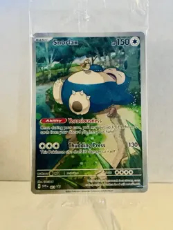 Snorlax 051 Pokemon Sv: Scarlet & Violet 151 ETB Black Star Promo *Sealed* - Image 1