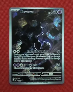 2023 POKEMON SVP EN-SV BLACK STAR PROMO 052 MEWTWO 151 ULTRA-PREMIUM COLLECTION! - Image 1