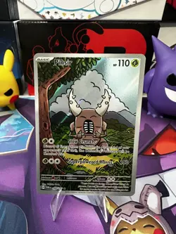 Pinsir 168/167 Illustration Rare Holo NM Pokemon SV06: Twilight Masquerade - Image 1