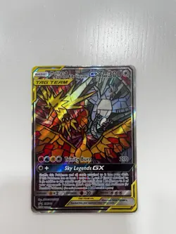 Pokemon TCG Moltres & Zapdos & Articuno GX SM210 Hidden Fate Promo - Image 1