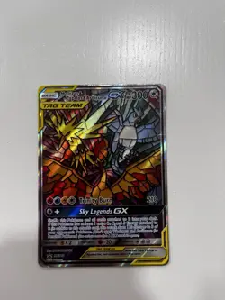 Pokemon TCG Moltres & Zapdos & Articuno GX SM210 Hidden Fate Promo - Image 2