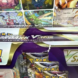 LOT OF 2 - Pokemon TCG Hisuian Zoroark VSTAR Premium Collection Box Sealed - Image 3